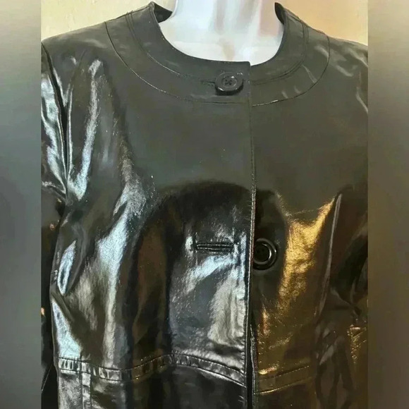 Vintage Laura Ashley Leather Jacket - Picture 2 of 7